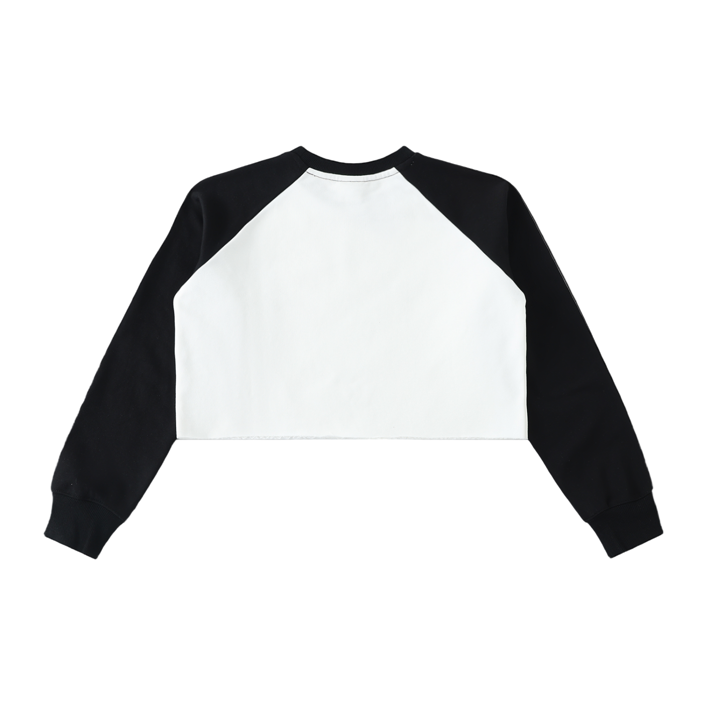LOVER RAW-HEM RAGLAN CROP SS