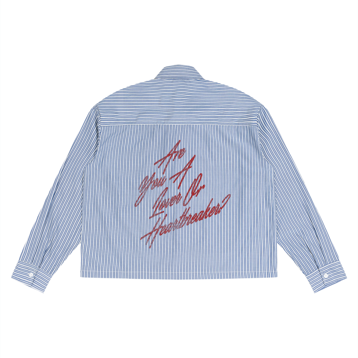 BOXY STRIPED LS