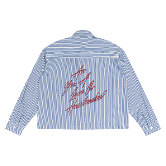 BOXY STRIPED LS