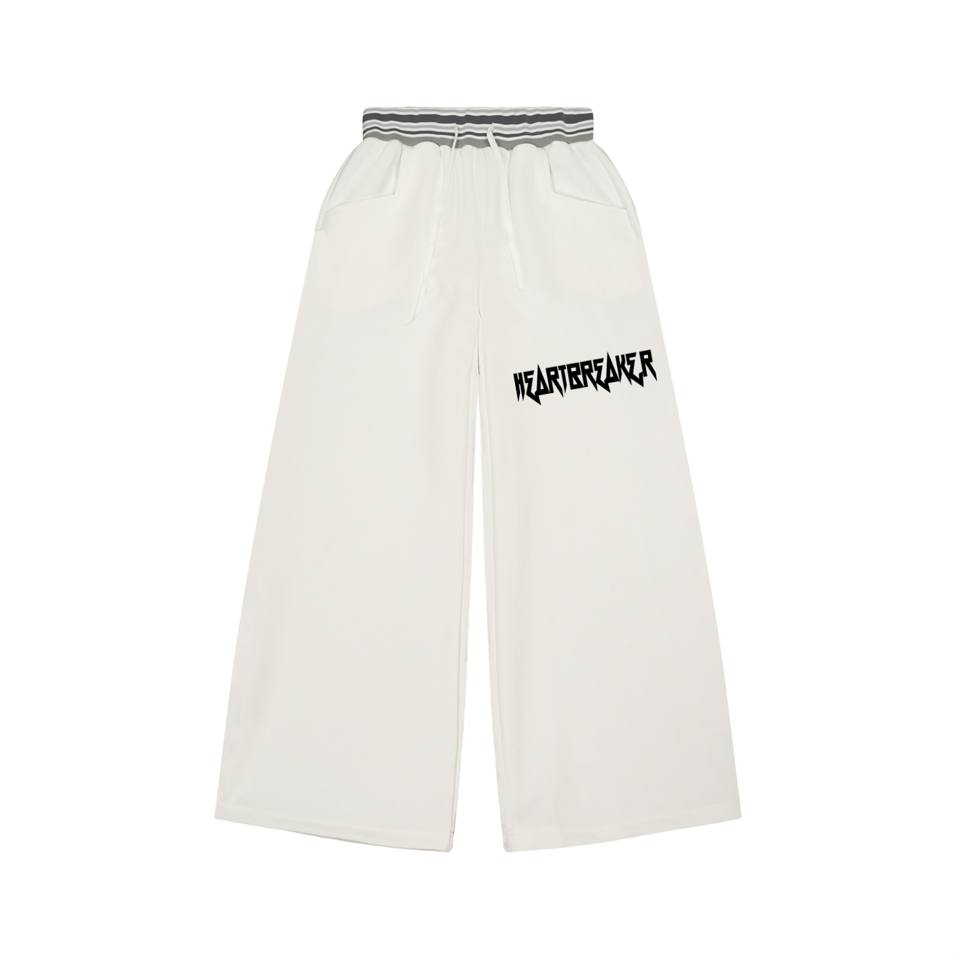 HB STRIPED WIDE LEG PANTS