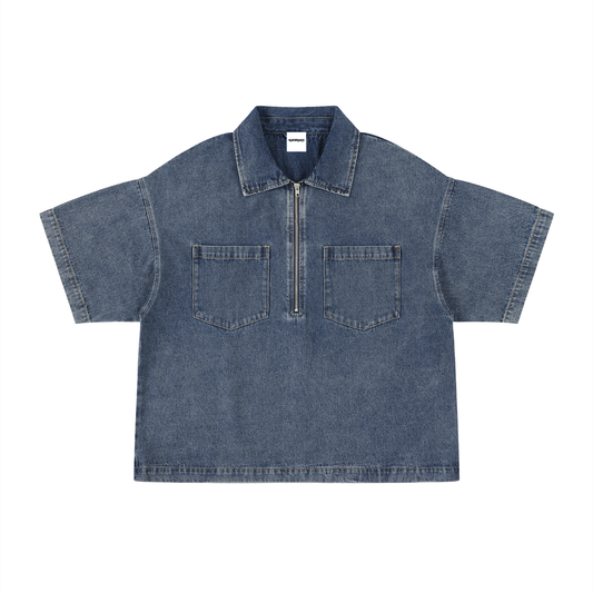 HB BOXY DENIM SS