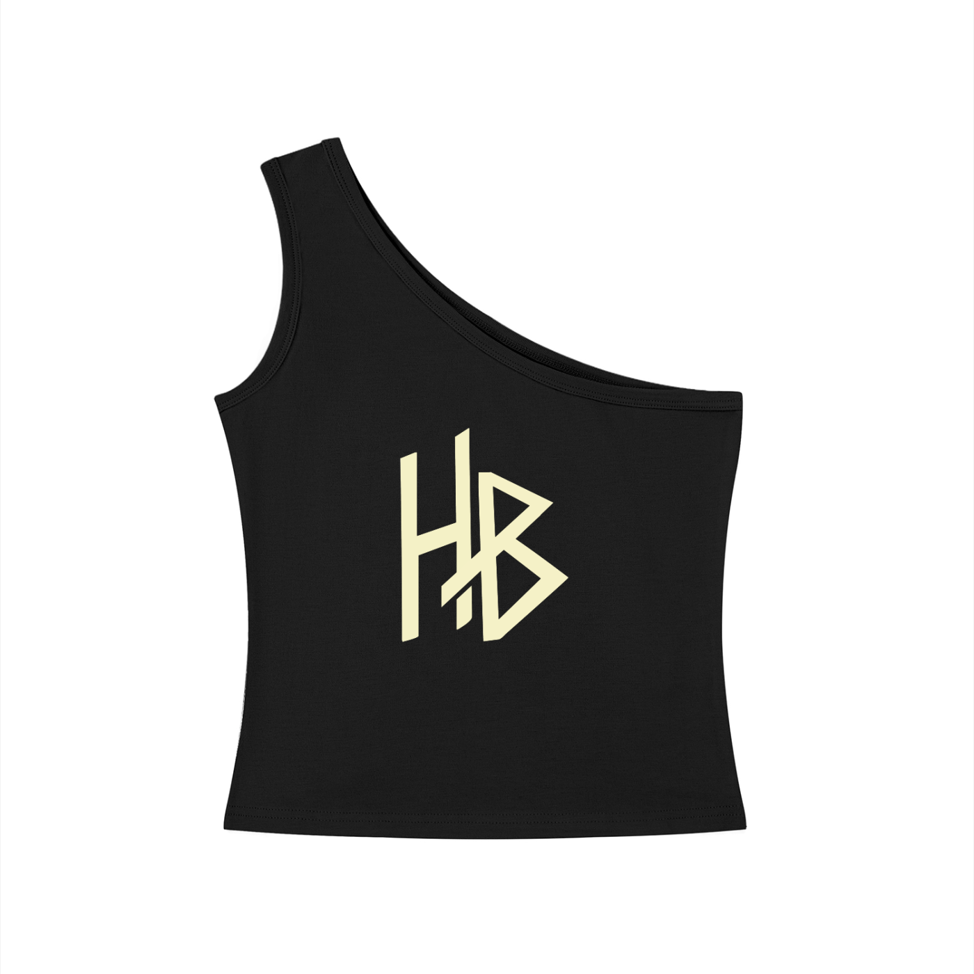 HB ONE SHOULDER TEE